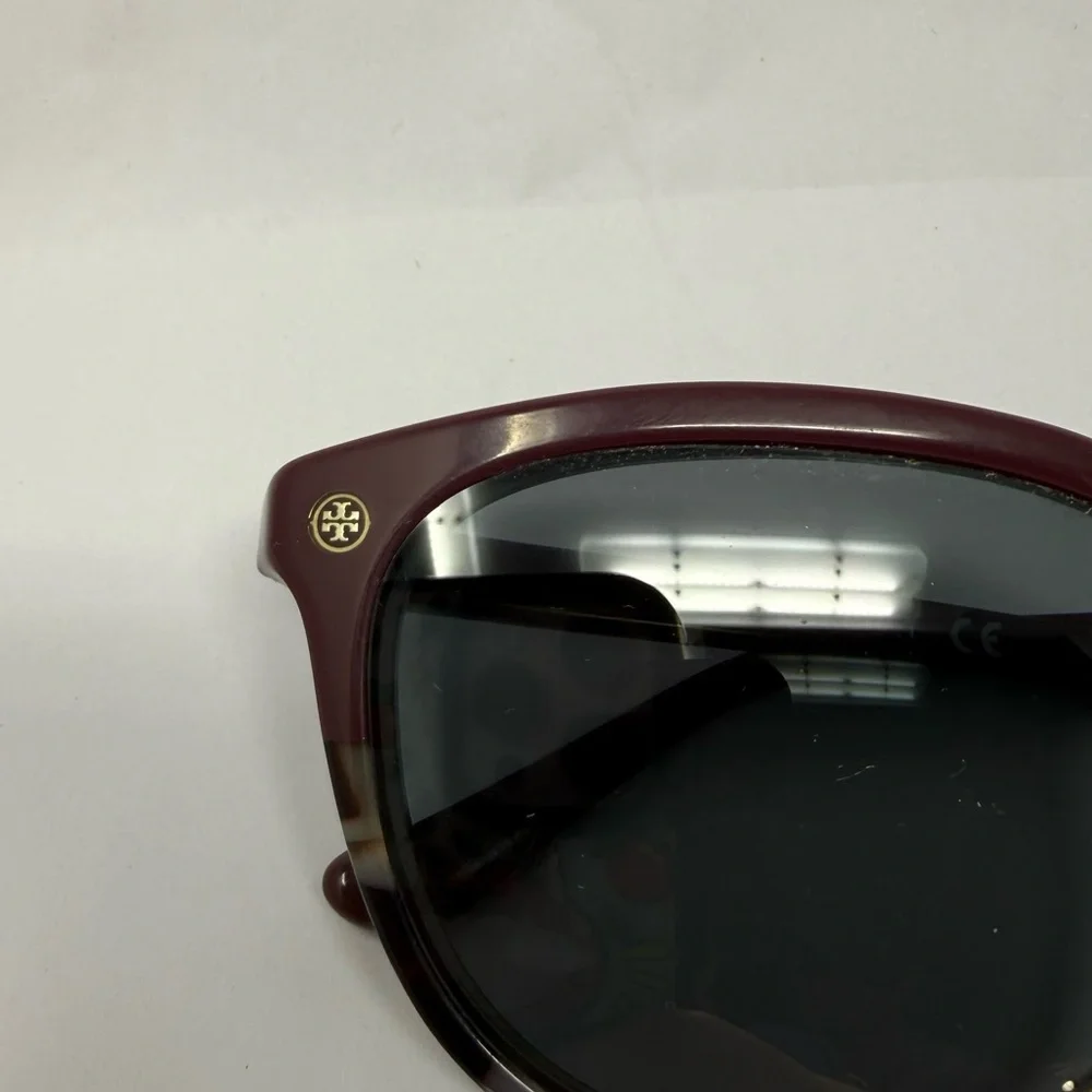 Tory Burch Burgundy & Tortoise Shell TY7131 Style Sunglasses